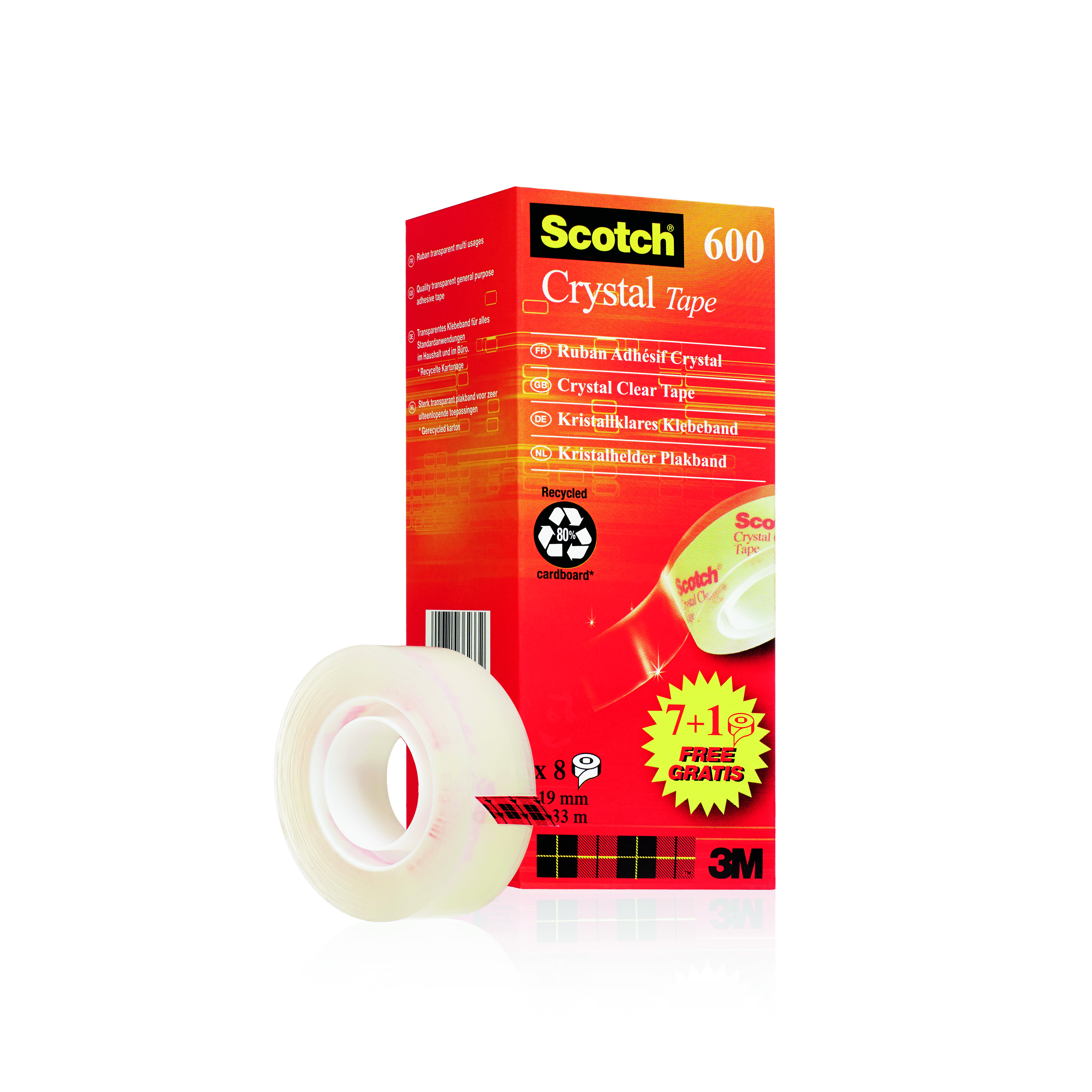 Scotch - Crystal Clear 600, Nastro adesivo