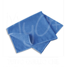 Panno per Pavimenti in Microfibra Blu, Ampia Superficie Pulente, cm 60x50