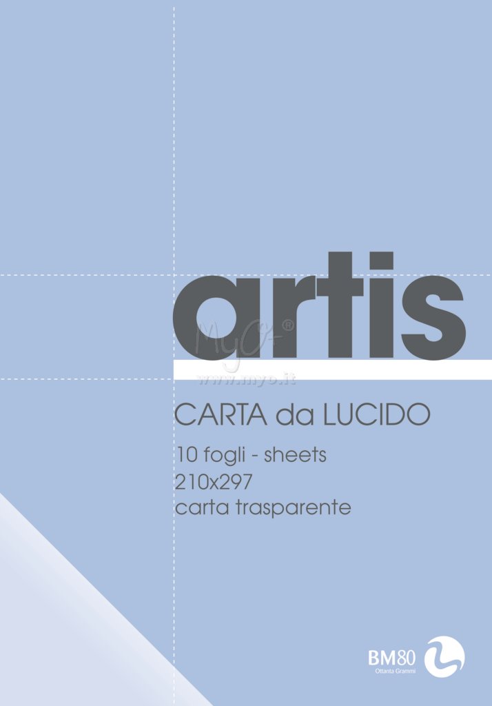 Blocco Carta Artis, da Lucido, 80 g, Vari Formati acquista in MyO