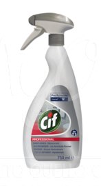 Cif Bagno 2in1, Detergente Professionale ad Azione Disincrostante, in Formato da ml 750, anticalcare bagno