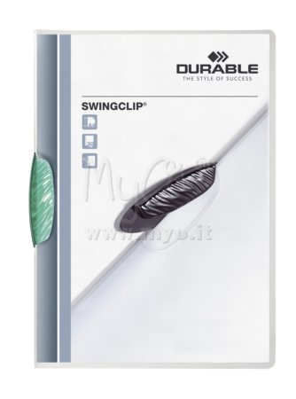 Cartella Swingclip® con Clip sul Dorso Disponibile in Più Colori