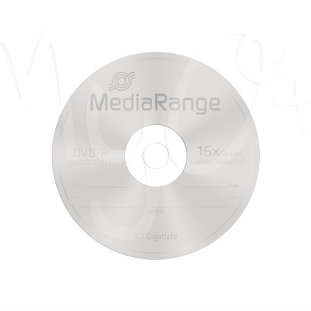 DVD-R Mediarange 120 Min. 4.7 GB 16X Spindle 50PZ