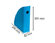 Portariviste Mag-Cube Bee Blue, Contenitore per cataloghi e Documenti, in Plastica Riciclata, turchese