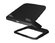 Supporto per laptop Hana, con Alzata a Gas, Sistema Ordinacavi, Disponibile nei Colori Bianco e Nero, nero