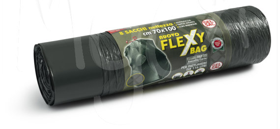 Flexy Bag in Plastica Rinforzata, Deformabile ma Senza Strappi, Disponibili in Diversi Formati