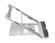 Supporto per laptop Easy Riser, in Alluminio, Regolabile, argento