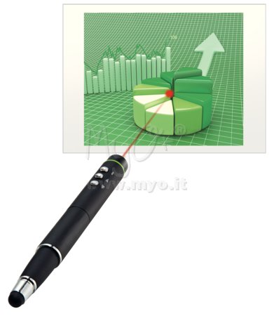 Telecomando Pro Presenter con Puntatore Laser, Penna / Capacitiva