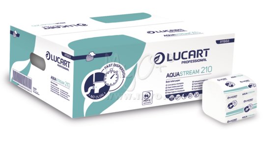 Aquastream Carta Igienica Interfogliata, 100% Pura Cellulosa