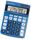 Calcolatrice OS DX120K, da Tavolo, 12 Cifre, Varie Funzioni, blu metal