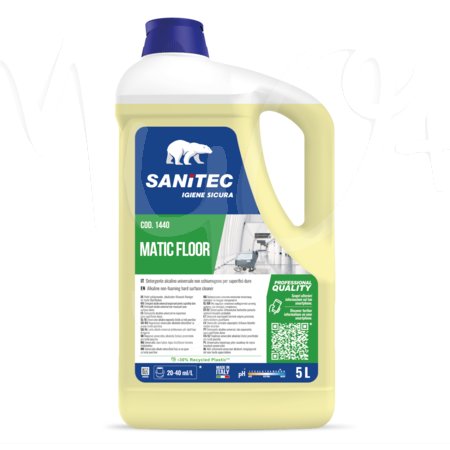 Detergente per Pavimenti Concentrato con Antibatterico, 5 kg