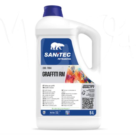 Detergente Professionale Specifico per la Pulizia dei Graffiti, Tanica da Lt 5