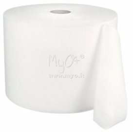 Rotolo Asciugatutto Bianco, Strappi 500, Ideale per Case di Cura e di Riposo, m 200