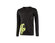 T-Shirt Manica Lunga Cotone Alien, Black Carbon