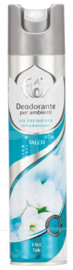 Deodorante Spay per Ambienti, Disponibile in Diverse Fragranze, talco