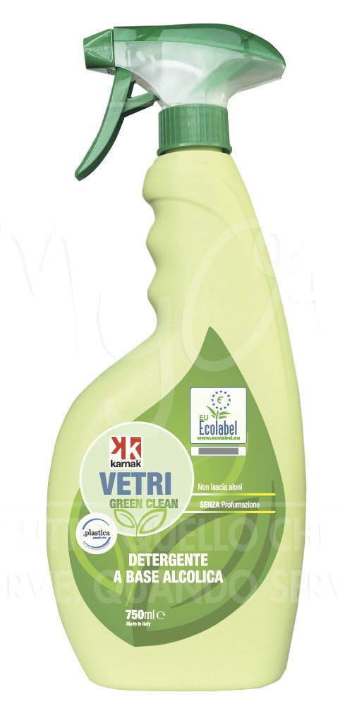 Green Clean Detergente Ecolabel per Vetri e Superfici, in Flacone Spray da  ml 750 acquista in MyO S.p.a. Cancelleria forniture per ufficio