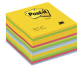 Post-it® Cubi, Blocco da 450 Foglietti, 76 x 76 mm, ultra color