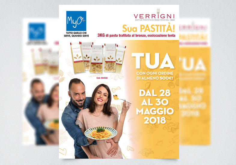 Promozione 3KG di Pasta Verrigni MyO maggio 2018