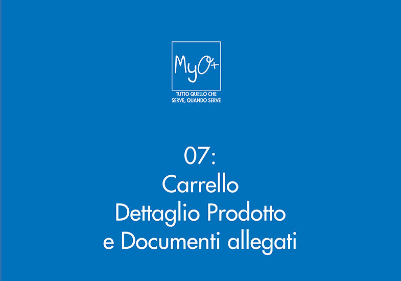07 - Carrello - Dettaglio Prodotto e Documenti allegati