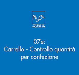 07e - Carrello - Controllo quantità per confezione